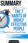Steven R. Covey's The 7 Habits of Highly Effective People: Powerful Lessons in Personal Change   Summary (eBook, ePUB)