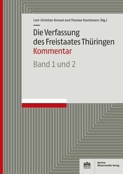 Cover Die Verfassung des Freistaates Thüringen (eBook, PDF)