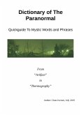 Dictionary of The Paranormal (eBook, ePUB)