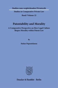 Patentability and Morality. - Papastefanou, Stefan