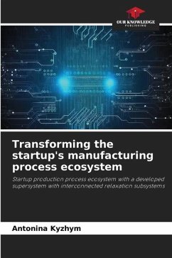 Transforming the startup's manufacturing process ecosystem - Kyzhym, Antonina