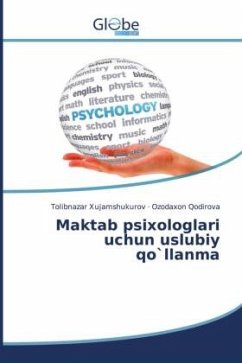 Cover Maktab psixologlari uchun uslubiy qo`llanma