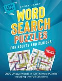 Large Print Themed Word Search Puzzles for Adults and Seniors