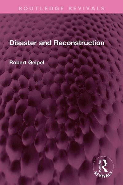 Disaster and Reconstruction (eBook, ePUB)
