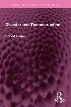 Cover Disaster and Reconstruction (eBook, PDF)