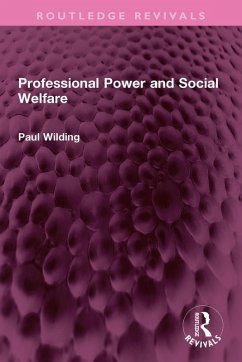 Cover Professional Power and Social Welfare (eBook, ePUB)