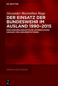 Der Einsatz der Bundeswehr im Ausland 1990-2015 (eBook, ePUB) - Happ, Alexander Maximilian