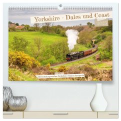 Yorkshire - Dales und Coast (hochwertiger Premium Wandkalender 2025 DIN A2 quer), Kunstdruck in Hochglanz - Calvendo;Streiparth, Katrin