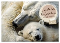 Tierkinder des Nordens (Wandkalender 2025 DIN A3 quer), CALVENDO Monatskalender