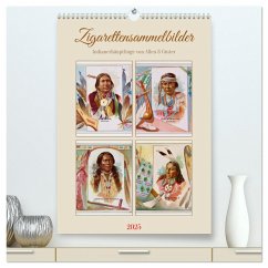 Zigarettensammelbilder (hochwertiger Premium Wandkalender 2025 DIN A2 hoch), Kunstdruck in Hochglanz