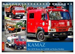 KAMAZ - Die LKW-Ikone der UdSSR auf Kubas Straßen (Tischkalender 2025 DIN A5 quer), CALVENDO Monatskalender - Calvendo;Löwis of Menar, Henning von