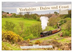 Yorkshire - Dales und Coast (Wandkalender 2025 DIN A2 quer), CALVENDO Monatskalender