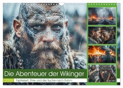 Die Abenteuer der Wikinger (Wandkalender 2025 DIN A3 quer), CALVENDO Monatskalender - Calvendo;Gierok-Latniak, Stzeffen