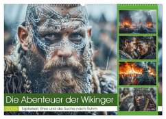 Die Abenteuer der Wikinger (Wandkalender 2025 DIN A2 quer), CALVENDO Monatskalender - Calvendo;Gierok-Latniak, Stzeffen