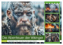 Die Abenteuer der Wikinger (Tischkalender 2025 DIN A5 quer), CALVENDO Monatskalender - Calvendo;Gierok-Latniak, Stzeffen