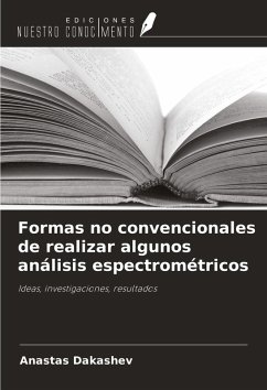Cover Formas no convencionales de realizar algunos análisis espectrométricos