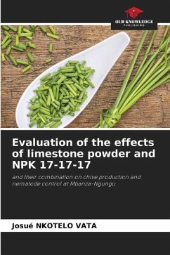 Evaluation of the effects of limestone powder and NPK 17-17-17 - NKOTELO VATA, Josué