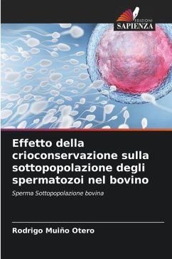 Effetto della crioconservazione sulla sottopopolazione degli spermatozoi nel bovino - Muiño Otero, Rodrigo