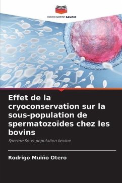 Effet de la cryoconservation sur la sous-population de spermatozoïdes chez les bovins - Muiño Otero, Rodrigo