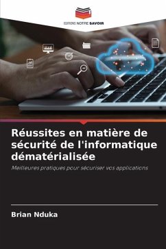 Réussites en matière de sécurité de l'informatique dématérialisée - Nduka, Brian