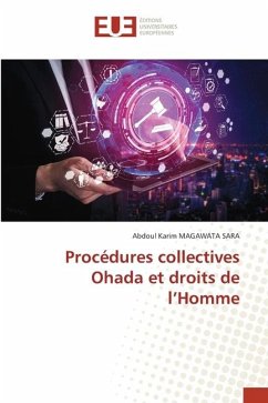 Procédures collectives Ohada et droits de l¿Homme - MAGAWATA SARA, Abdoul Karim