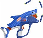 Hasbro F8645EU4 - Nerf Junior Wild Sharkfire Blaster mit 8 Nerf Elite 2.0 Darts