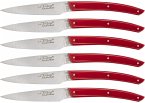 Laguiole Jean Dubost Messer Set 6 tlg., Acrylic Red