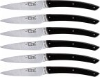 Laguiole Jean Dubost Messer Set 6 tlg., Acrylic Black