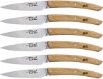 Laguiole Jean Dubost Messer Set 6 tlg., Eichenholz