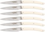 Jean Dubost Laguiole Messer Set 6 tlg., Acrylic Ivory