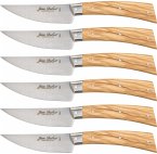 Laguiole Jean Dubost Steakmesser Set 6 tlg., Olive