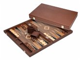 Philos 1736 - Backgammon Polyegos, groß, Holz/Kunstleder, Koffer, klappbar