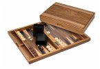 Philos 1114 - Backgammon Makra, klein, Holz, klappbar