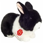 Teddy Hermann 937340 - Hase schwarz-weiß, Plüschtier, 23 cm