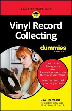 Vinyl Record Collecting For Dummies (eBook, PDF) - Thompson, Dave