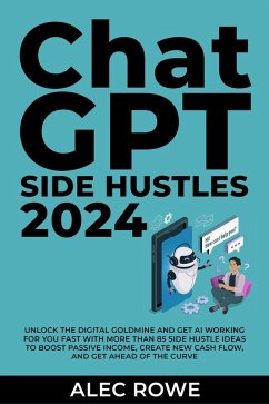 ChatGPT Side Hustles 2024 - Unlock the Digital Goldmine and Get AI Working for You Fast with More Than 85 Side Hustle Ideas to Boost Passive Income, Create New Cash Flow, and Get Ahead of the Curve (eBook, ePUB) - Rowe, Alec