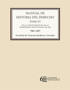 Cover Manual de historia del derecho. Tomo IV (eBook, ePUB)