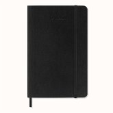 Moleskine 12 Monate Tagesnotizkalender 2025, P/A6, 1 Tag = 1 Seite, Weicher Einband, Schwarz