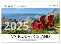 Vancouver Island Panoramabilder (Wandkalender 2025 DIN A2 quer), CALVENDO Monatskalender