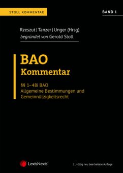 Cover BAO Bundesabgabenordnung - Stoll Kommentar Band 1