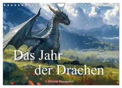 Das Jahr der Drachen (Wandkalender 2025 DIN A4 quer), CALVENDO Monatskalender