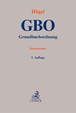 Cover Grundbuchordnung. GBO