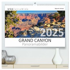 GRAND CANYON Panoramabilder (hochwertiger Premium Wandkalender 2025 DIN A2 quer), Kunstdruck in Hochglanz - Calvendo;Wilczek, Dieter-M.