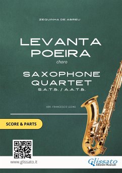 Saxophone Quartet arrangement: Levanta Poeira by Z. De Abreu (score and parts) (fixed-layout eBook, ePUB) - de Abreu, Zequinha