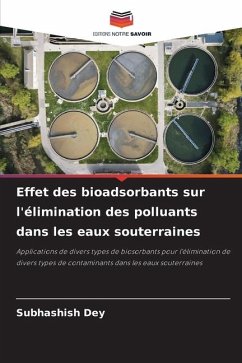 Effet des bioadsorbants sur l'élimination des polluants dans les eaux souterraines - Dey, Subhashish