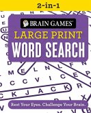 Brain Games 2-In-1 - Large Print Word Search