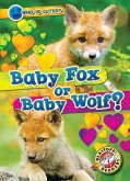 Baby Fox or Baby Wolf?