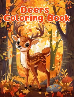 Deers Coloring Book - Sauseda, Sancha