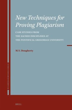 New Techniques for Proving Plagiarism - V Dougherty, M.