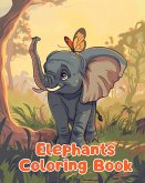 Elephants Coloring Book